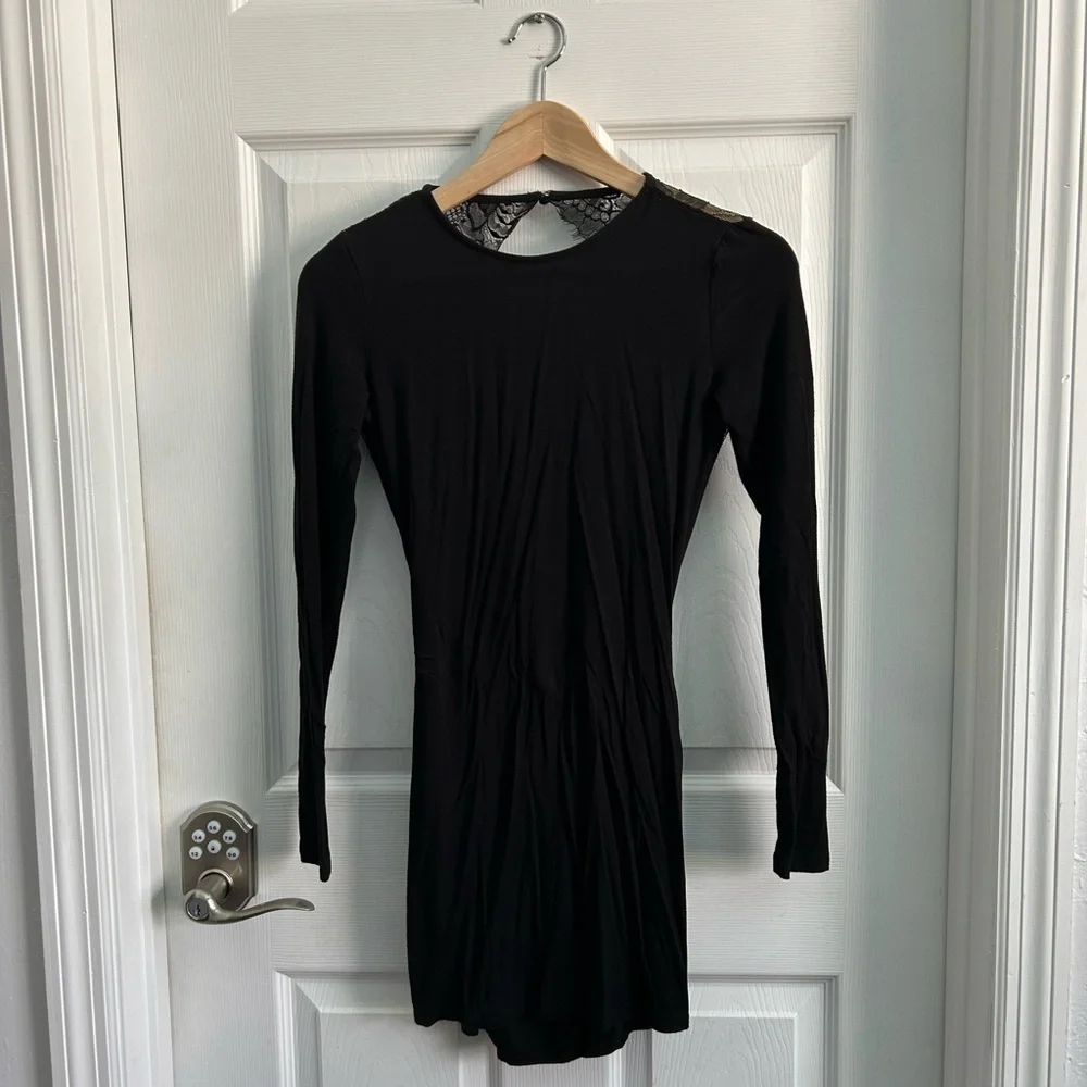 Shein backless mini dress. Color: Black. Size: XS - Picture 1 of 5